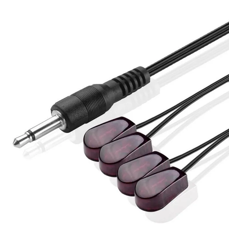 IR Emitter Extender Extension Cable (10 Feet) Quad 4 Head 3.5mm Jack