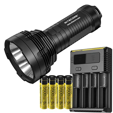 NITECORE TM16GT ручной фонарь 4* CREE XP-L HI V3 светодиоды Макс 3600 люмен дальность луча 1003 метров открытый поисковый фонарь - Испускаемый цвет: TM16GT NL1835HP I4