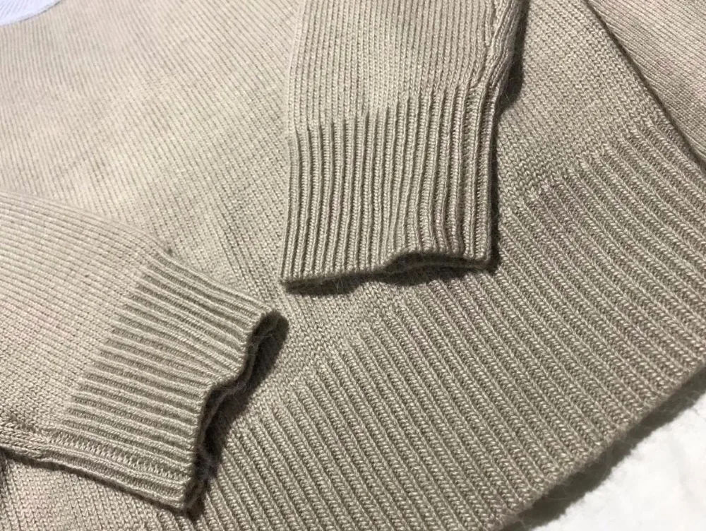 Теплые комплекты из кашемира и шерсти, вязаный бархатный свитер с глубоким v-образным вырезом+ кашемировые брюки из норки, эластичные костюмы из двух предметов для отдыха, wq168