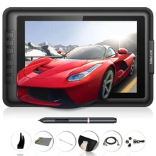 XP-Stift Artist10S 10,1 “IPS Grafiken Zeichnung Monitor Tablet Pen Display mit Sauber Kit und Zeichnung Handschuh (schwarz)