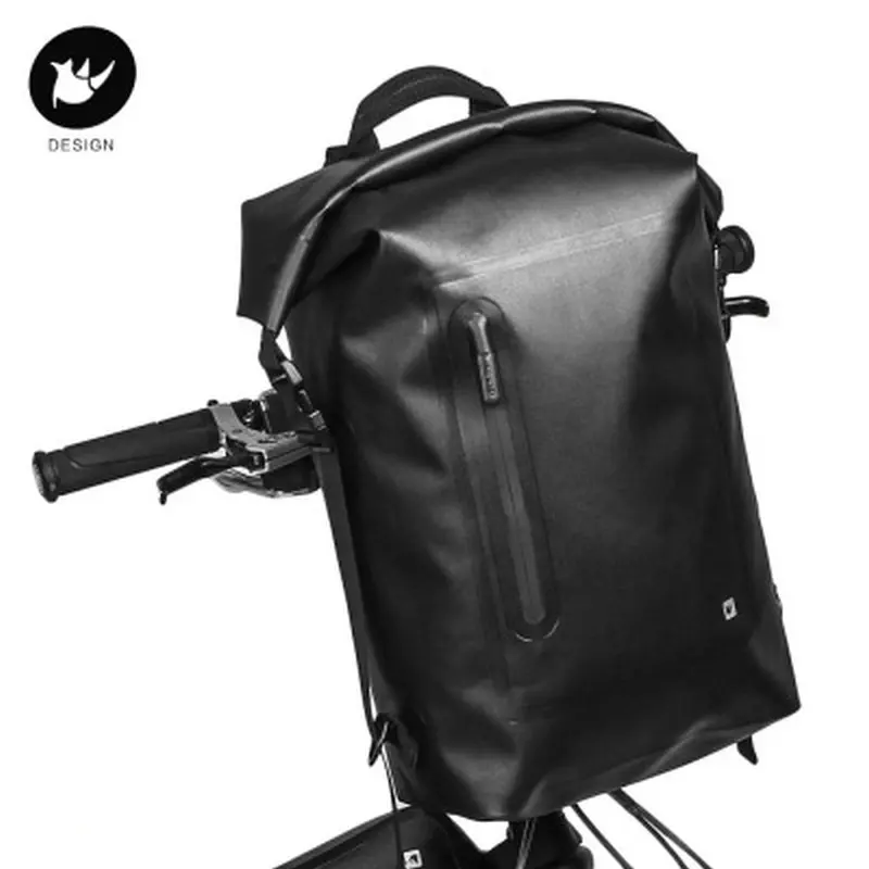 RHINOWALK велосипедная Передняя сумка, велосипедный рюкзак 20л большой емкости, многофункциональная Водонепроницаемая полка, мешок, лакированная велосипедная сумка