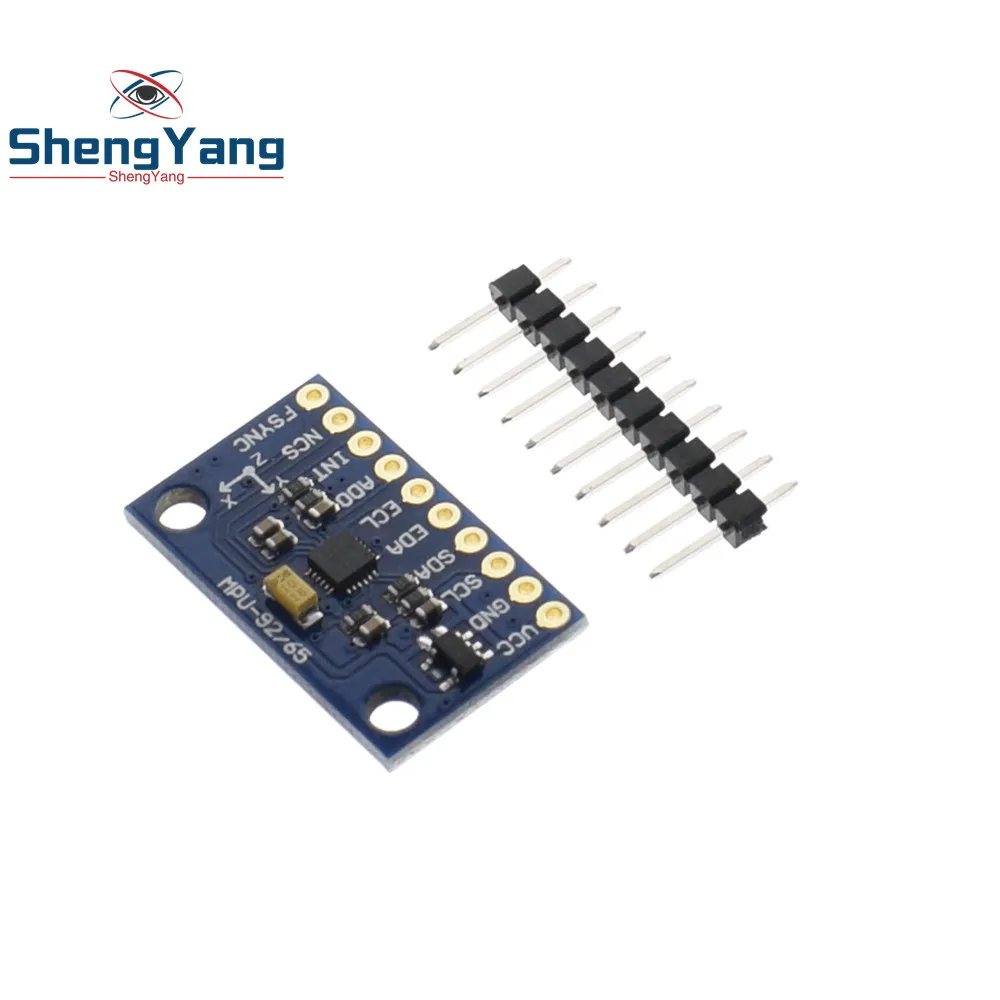 

1Set SPI IIC/I2C GY-9250 MPU 9250 MPU-9250 9-Axis Attitude +Gyro+Accelerator+Magnetometer Sensor Board Module MPU9250 3-5V Power