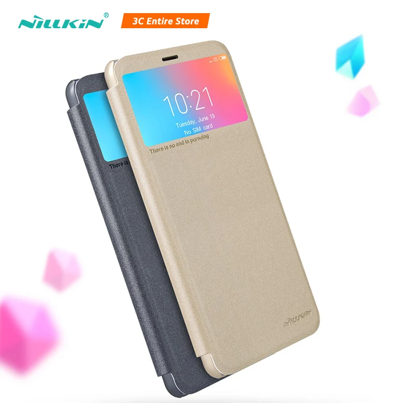 Nillkin чехол для телефона Xiaomi Redmi 6A Чехлы Блестящий флип PC кожаный ультра тонкий