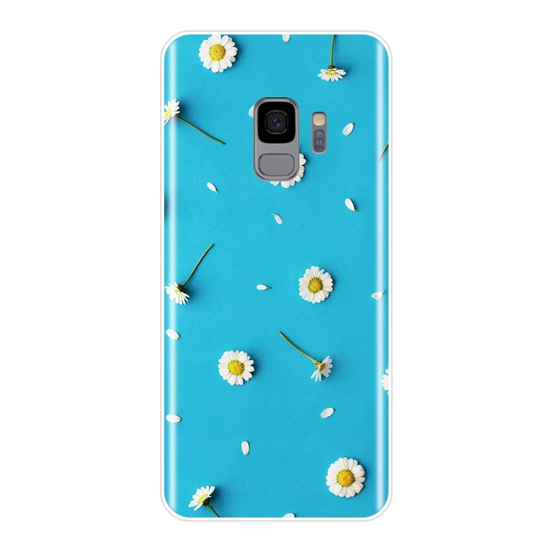 Чехол для Samsung Galaxy Note 4 5 8 9 силиконовая Мягкая задняя крышка с розами S8 S9 Plus S5 S6 S7 Edge