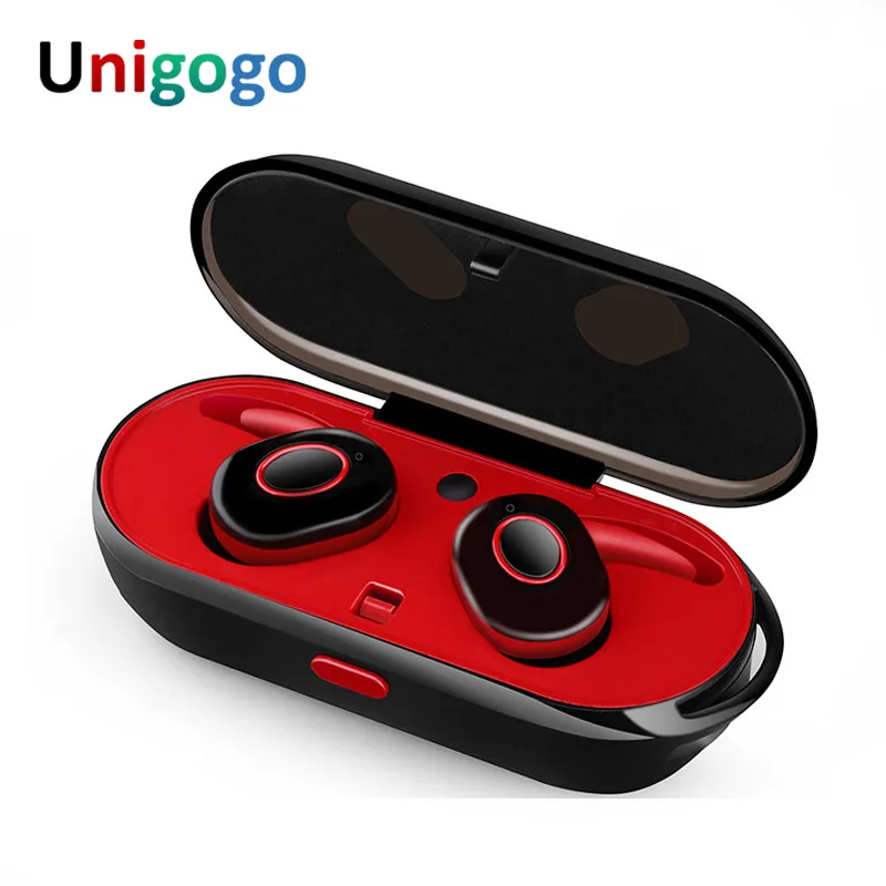 

TWS Mini cordless Earphone In Ear Wireless Earbuds Bluetooth Headphones Sweatproof Sport Headsets with Mic Charger Box for Phone
