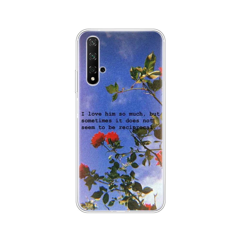 Case On Honor 20 Case Silicon Back Cover Phone Case For Huawei Honor 20 Pro Lite Honor20 YAL-L21 YAL-L41 Luxury Cartoon - Цвет: 11077