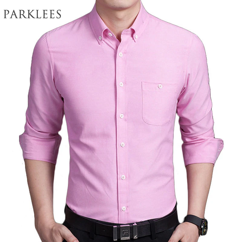 New Pink Men Shirt Long Sleeve Chemise Homme 2017 Fashion Design Mens ...
Tall Long Sleeve T Shirts Mens