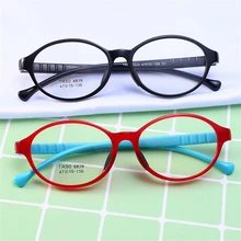 Glasses Frame Pc-Eyewear Oval Children Fashion TR90 Kid for Boy Girl Prescription Primary-School-Student