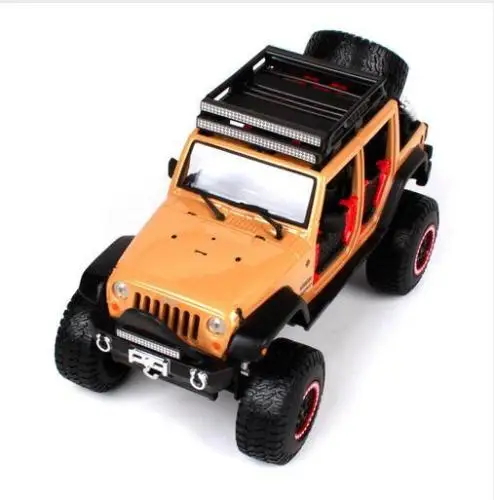 MAISTO 1:24 внедорожник KINGS JEEP WRANGLER неограниченное литье под давлением модель автомобиля