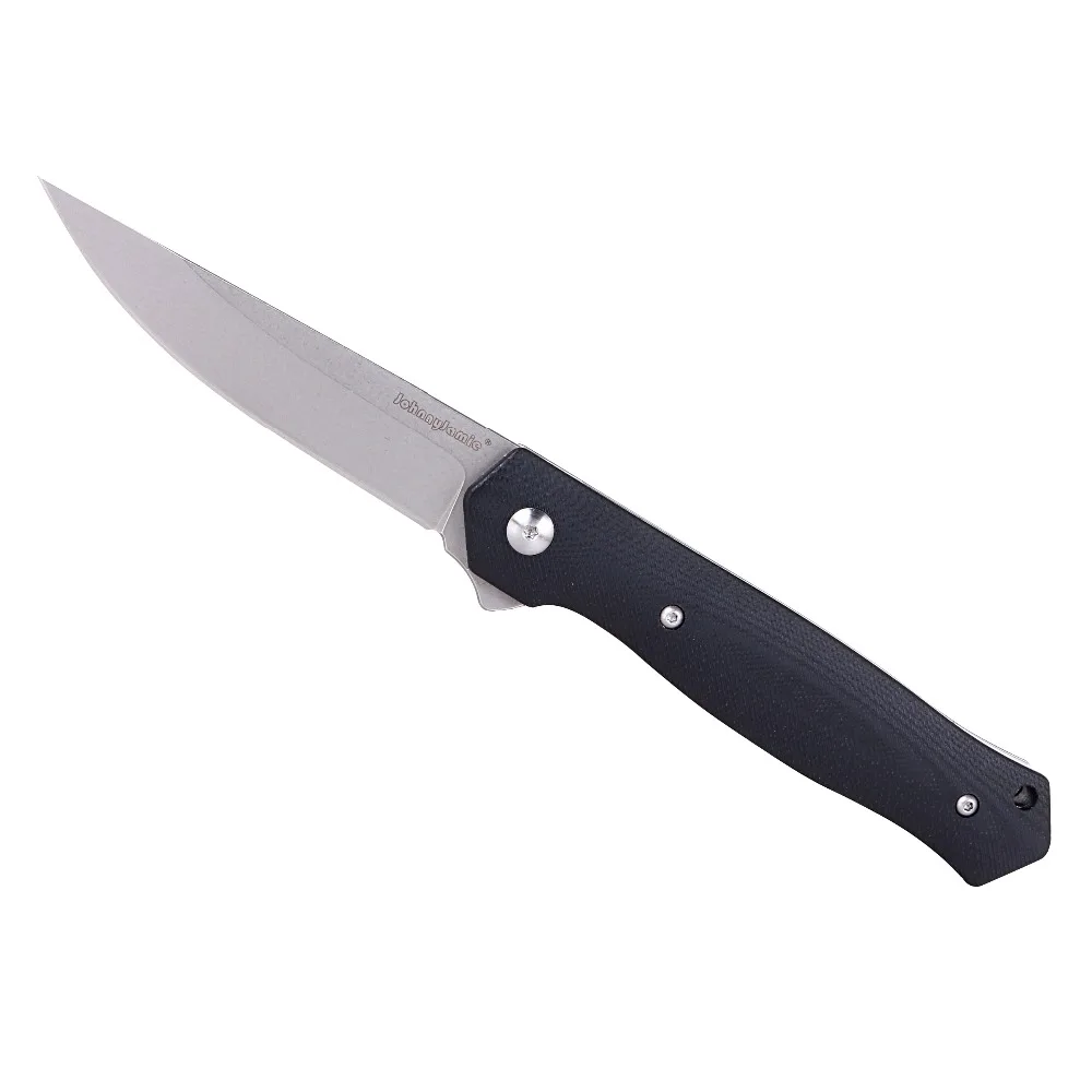 

JohnnyJamie KWAIKEN III C11GPBK 3.5" 116g G10 Handle D2 blade Tactical Ball bearing flipper Folding camping EDC Pocket Knifes