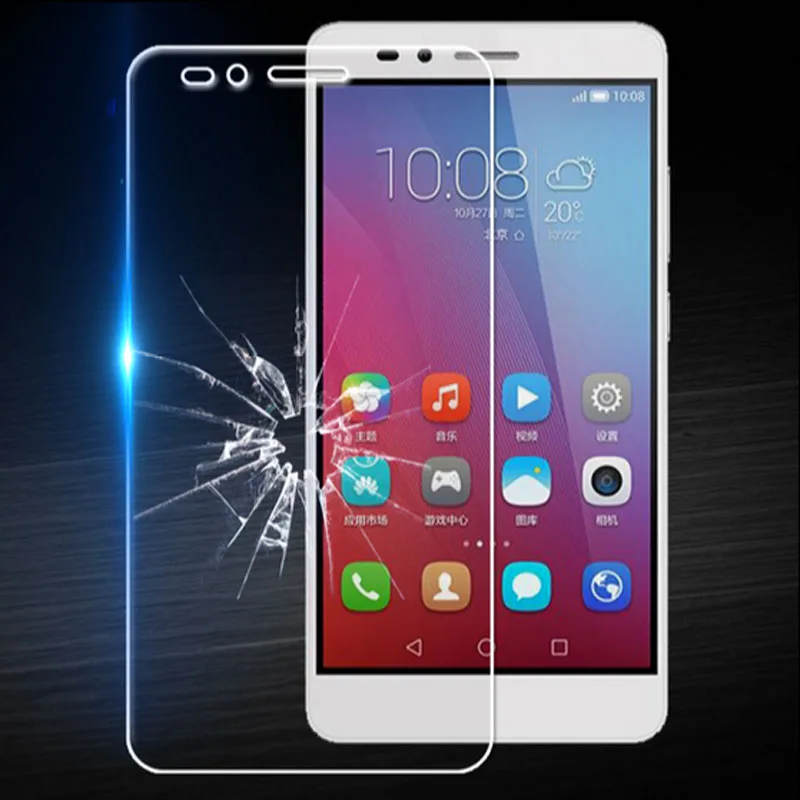 

2.5D 9H Tempered Glass For Huawei Honor 4C 8 7 5C 5X For Huawei P8 Lite P6 P7 Screen Protector Toughened Film Cover Case