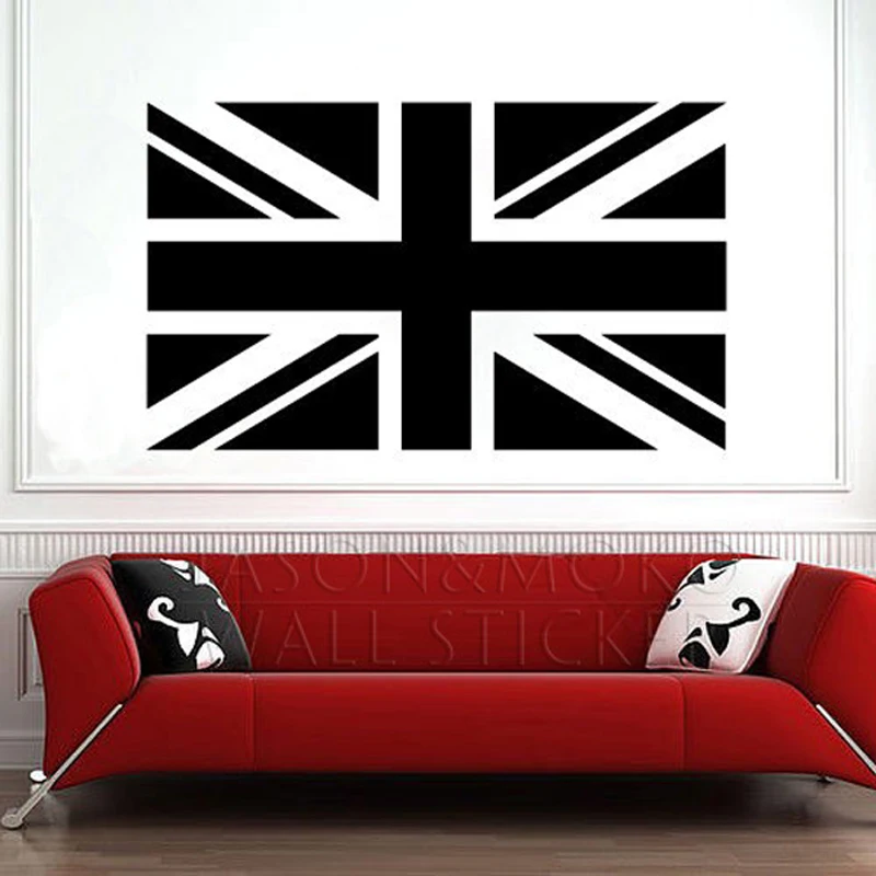 England Great British Flag Country Wall Decal Vinyl Sticker Mural