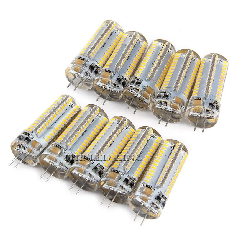 10X2019 новая светодиодная лампа G4 G9 E14 AC / DC 12 В 220 3 Вт 5 9 15 21 COB LED лампочка с