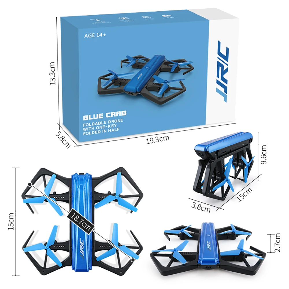 Мини Дрон jjrc H43WH вертолет складной Дроны с камерой HD 720P высота удержания