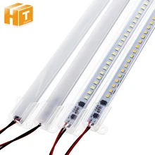 Светодиодный ламповый светильник AC220V высокое Яркость светодиодный бар светильник s 50 см 72 светодиодный s 2835 Светодиодный жесткой полосы энергосберегающий светодиодный люминесцентный