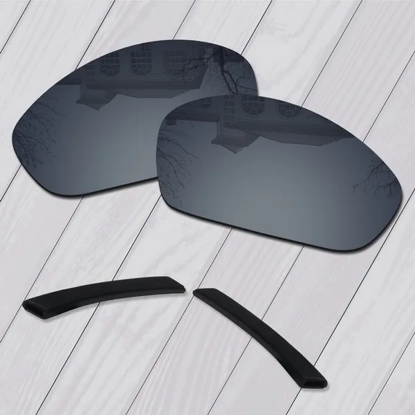 E.O.S поляризованные улучшенная замена линз для Oakley Разделение солнечные очки к куртке-множественный выбор - Цвет линз: Black IR-Ear Socks