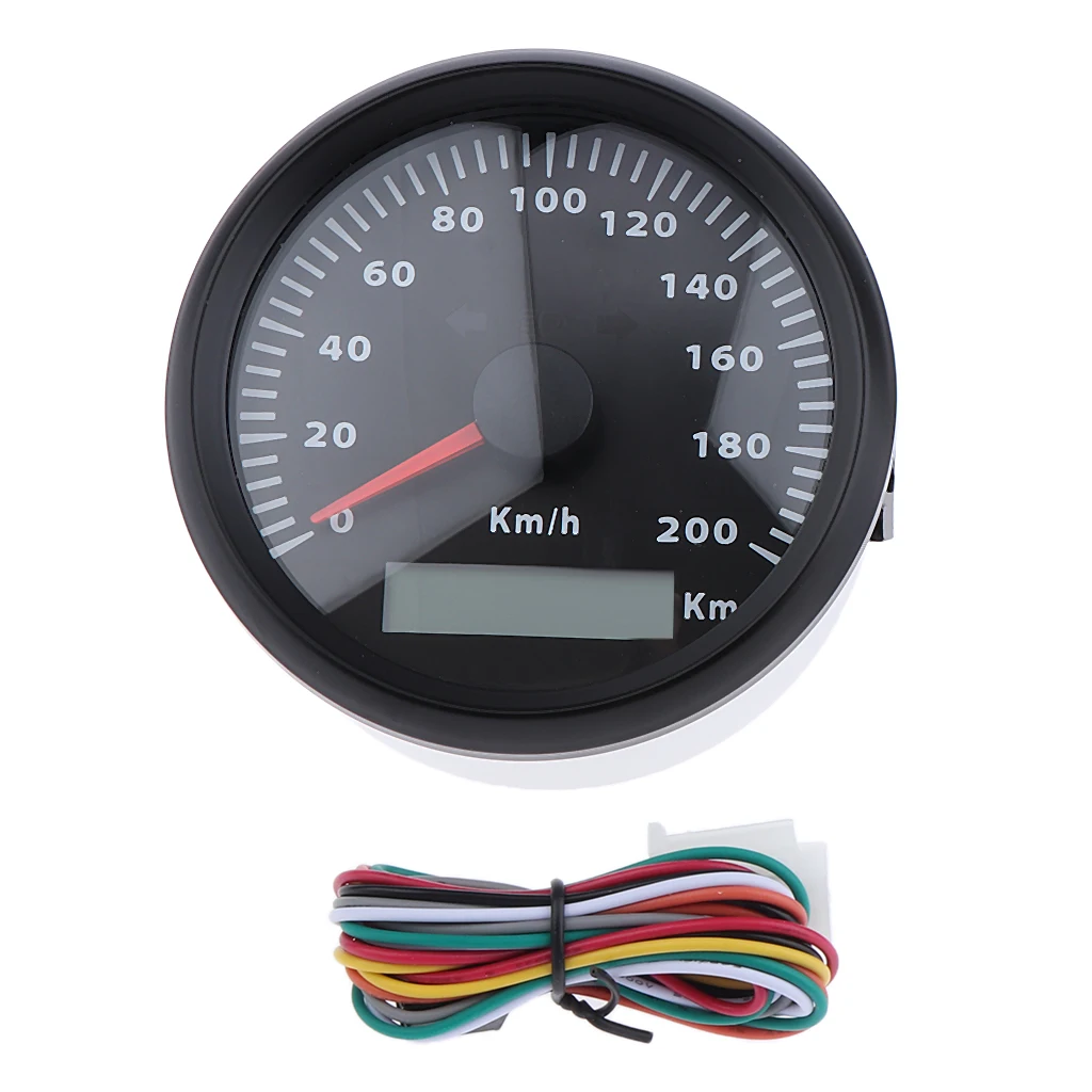 Kmh para Motocicleta Milímetros Odômetro Velocímetro 200 Ip67 3 - 8 ''2 85 Car 6 Cheap Instrumentos