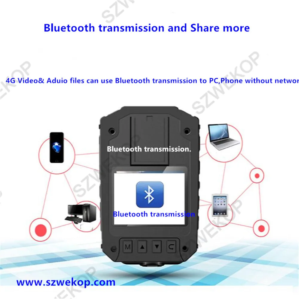  4G GPS WIFI waterproof Wide 170 angle Security External IR Body Worn Camera Night Vision Motion Det
