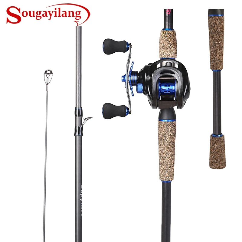 Sougayilang الصيد قضيب كومبو 1.8-2.4 M الكربون الصيد قضيب مع 9 + 1BB 7.0: 1 والعتاد نسبة بكرة Baitcasting الصيد معالجة مجموعة عدة Sougayilang الصيد قضيب كومبو 1.8-2.4 M الكربون الصيد قضيب مع 9 + 1BB 7.0: 1 والعتاد نسبة بكرة Baitcasting الصيد معالجة مجموعة عدة