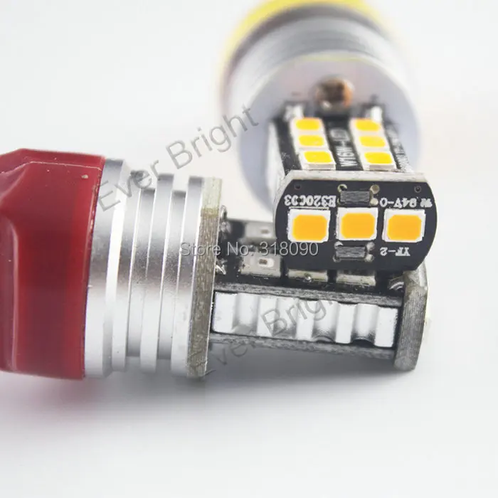 

High Power!! 8X 7440 7443 2835 15 SMD 15 LED T20 P21W led 12V Car Turn Signal Parking Bulbs Super White