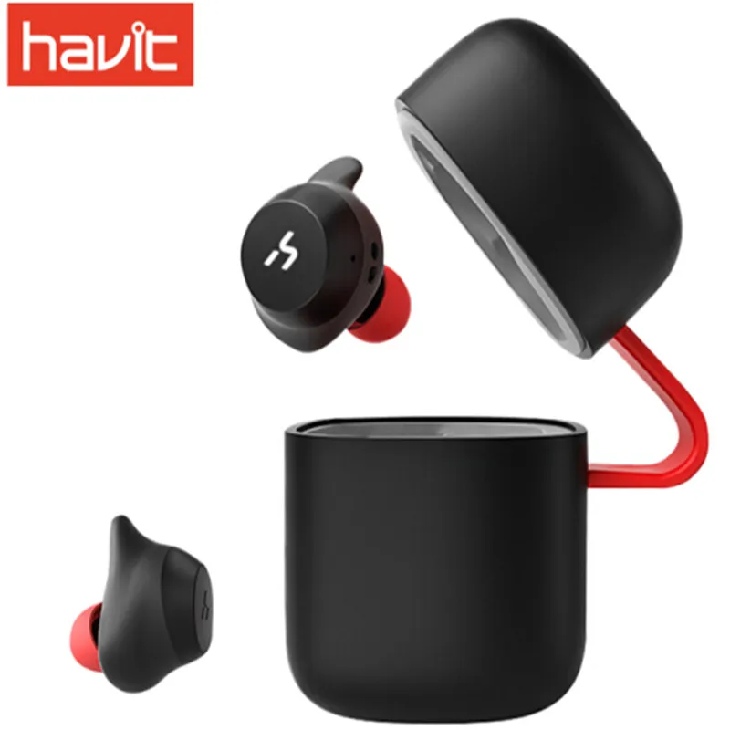 

HAVIT TWS Bluetooth Earphone True Wireless Sport Earphone Waterproof Stereo Earbuds With Microphone for Handsfree Calls G1