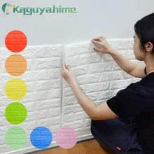 Kaguyahime 3D обои кирпич DIY самоклеющиеся наклейки s Декор обои для гостиной Детская комната Кухня водонепроницаемый стикер