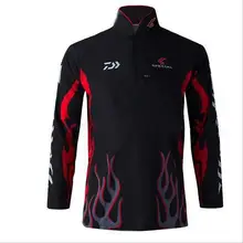 Одежда для рыбалки бренд Camisa UV UPF> 50 дышащие солнцезащитные быстросохнущие рубашки с длинным рукавом и защитой от УФ SS036