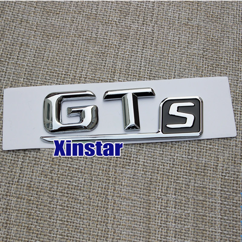 

ABS GTS Badge car rear emblem sticker for Mercedes Benz w117 cla45 w205 c63 w212 e63 w207 w176 a45 x156 gla45 AMG Styling