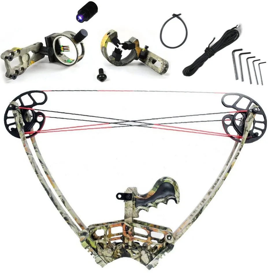 Camo Compound Bow, Camouflage Triangle Hunting Compound Bow For Human