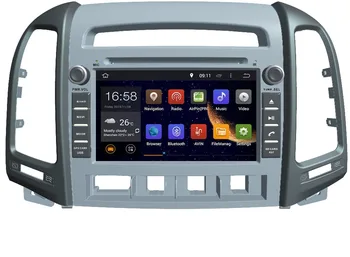 

NEW Octa core 8 Core Android 9.0 Fit HYUNDAI SANTA FE 2006 2007-2012 Car DVD Player Navigation GPS Radio dvd stereo dvd ROM 32G