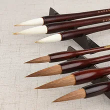 Китайская каллиграфия кисти набор ручек шерсть ласки большой обычный скрипт кисти множество волокон китайской живописи и письма Кисти Набор