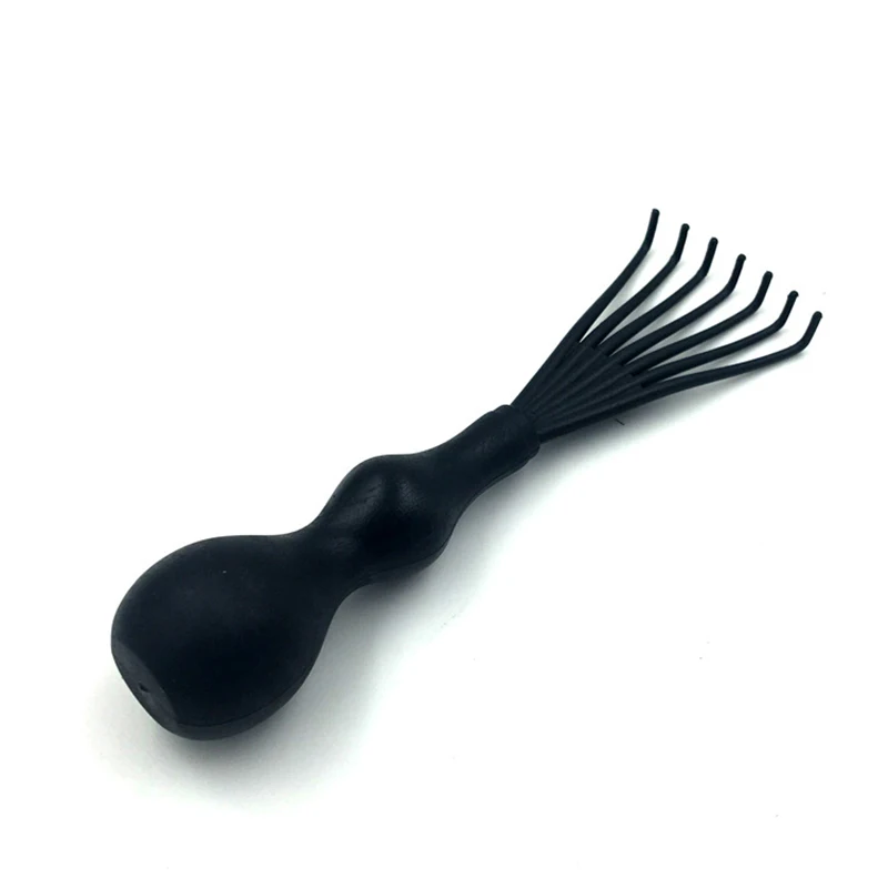 

New Black Hair Brush Comb Cleaner Cleaning Remover Embedded Handle Tool Soft Hair Drop shipping