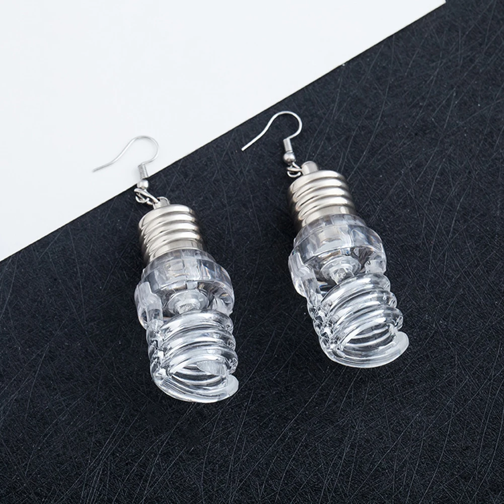

1 Pair Women Fashion LED Glowing Earrings Series Colorful Star Ear Studs Light Up Bling For Club KTV Party Christmas in the Dark