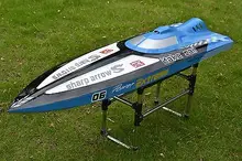 G30C Monohull Vee 30CC Engine Gas RC Racing Speed Boat Almost Ready To Run Blue ARTR