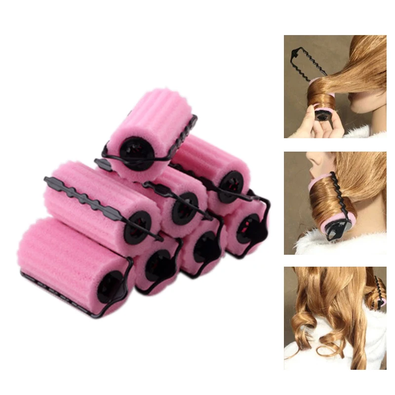 6PCS/8PCS Hair Curlers Styling for Women Ladies Girls Beauty Foam
