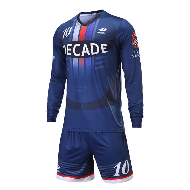 

Long Sleeve tracksuit men Soccer Suit Can Sublimation Custom Any Color Pattern Logo Design Football Uniform Mens Sports Suits