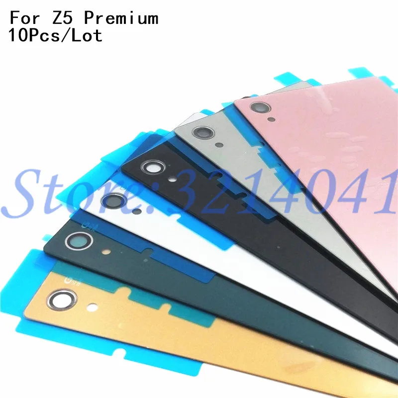 Задняя крышка батарейного отсека 10 шт./лот для Sony Xperia Z5 Premium Plus E6883 задний