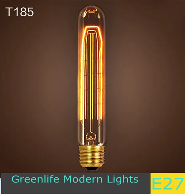 BT185 retro Incandescent Lighting fixture D30*H185 Edison bulbs Fixtures E27/110V-220V/40W lamp Bulbs lustres | Лампы и освещение
