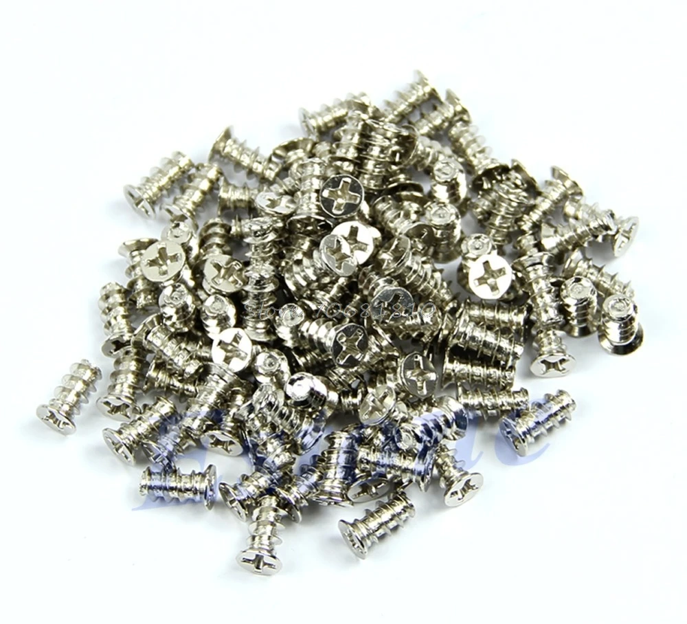 

New 100pcs Silver Computer PC Case Cooling Fan Heat Dissipation Screws Fixer - Drop Shipping