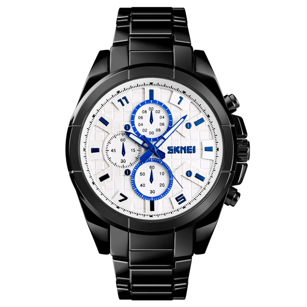 SKMEI Смарт Bluetooth мужские модные повседневные часы с километром калорий Мужские кварцевые часы 24 часа дата часы сплав водонепроницаемые спортивные часы