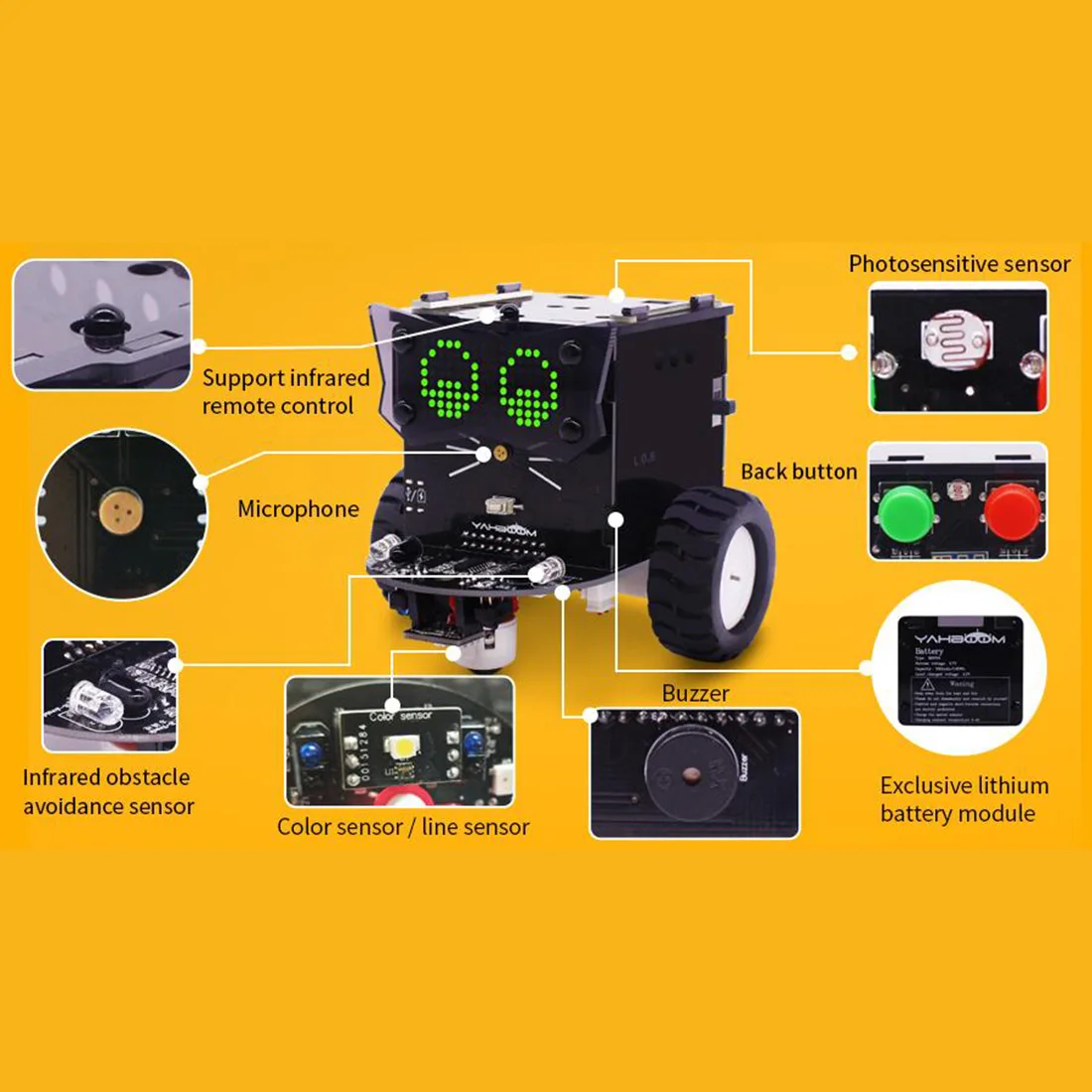 Популярная стандартная версия Omibox Scratch Programmable Robot Car Kit Robotics Learning Развивающие