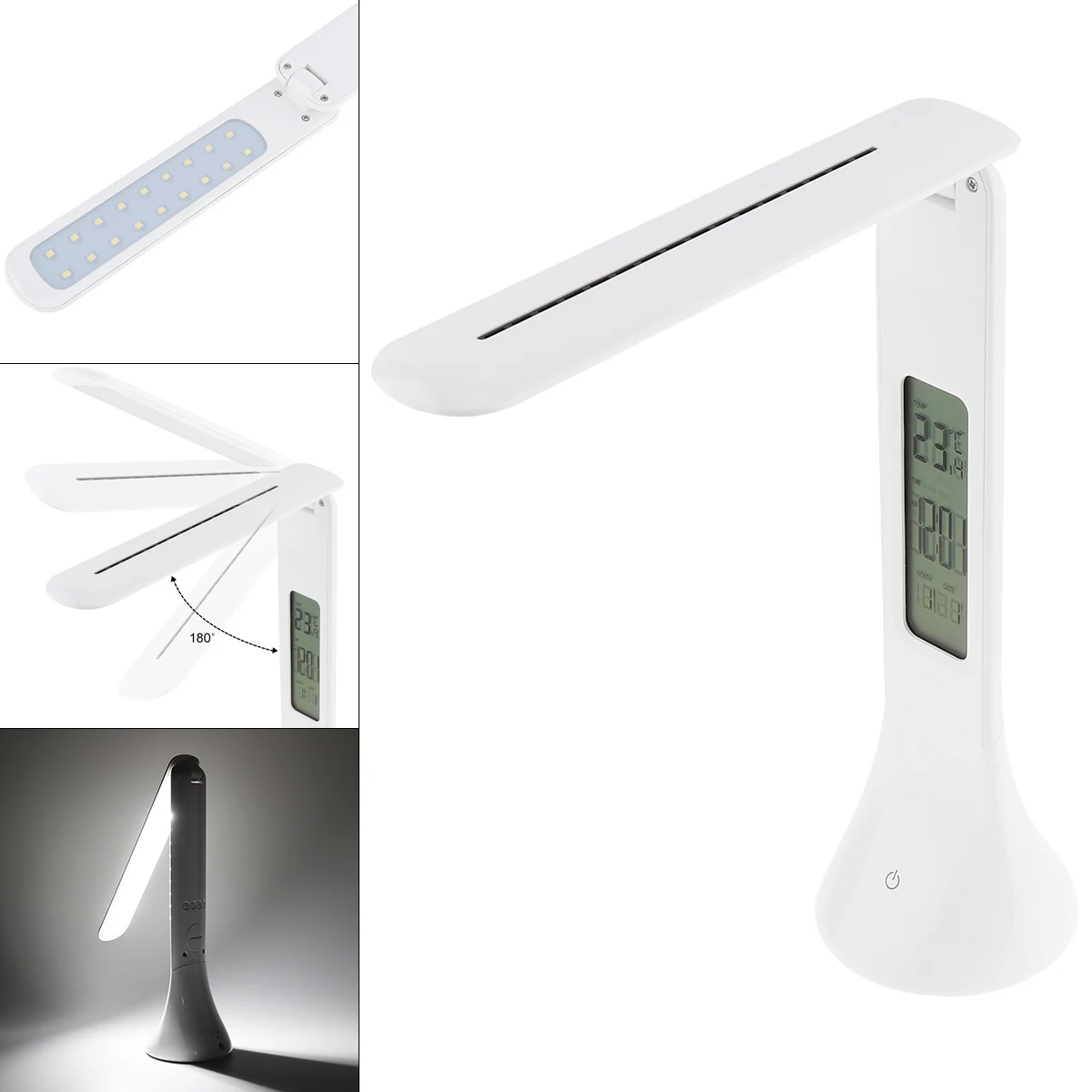 

SecurityIng Touch LED Screen Light Students Reading Lamps Eye Protection Table Lamp Rotate and Adjustment Lights for Home