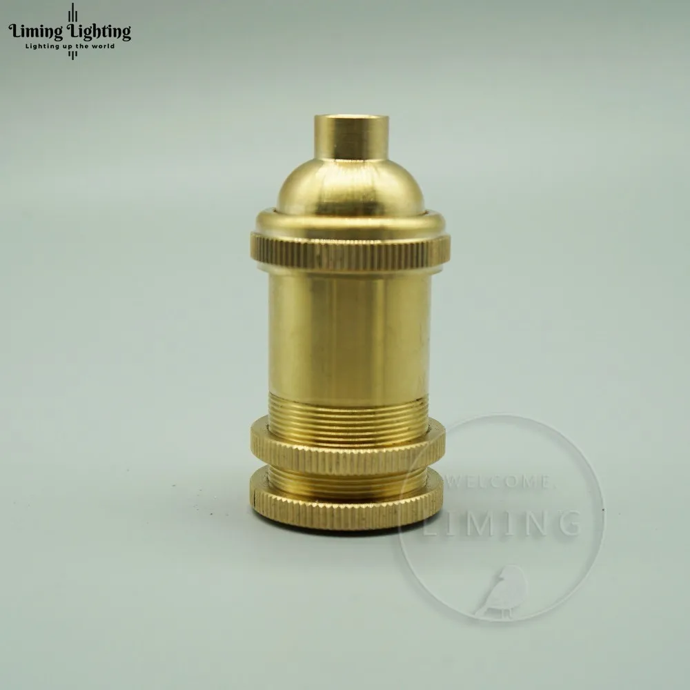 Buy 5 PCS E14 Brass Lamp Socket Antique Edison Copper