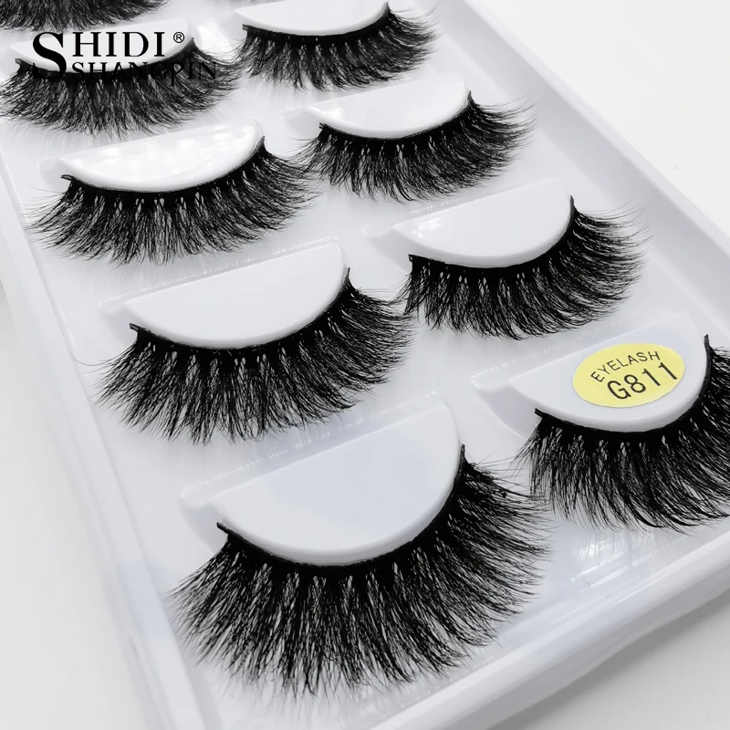 10 lots wholesale price mink eyelashes hand made false eyelash natural long 3d mink lashes makeup natural false lashes in bulk