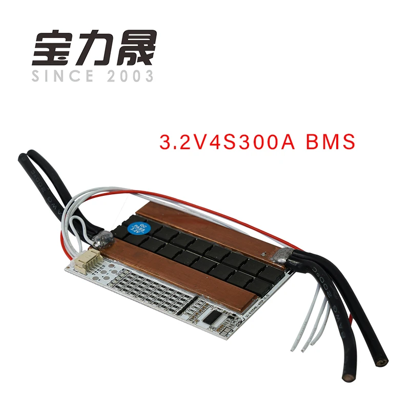 

4S 300A Max 900A 3.2V LifePo4 Lithium Iron Phosphate Protection Board 12.8V High Current Inverter BMS PCM Motorcycle car start