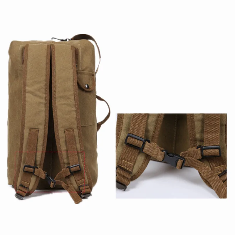 M113 горячая распродажа высокое качество Продвижение Модный Дизайн Винтажные холщовые Большие размеры мужские дорожные сумки большой емкости багажные рюкзаки