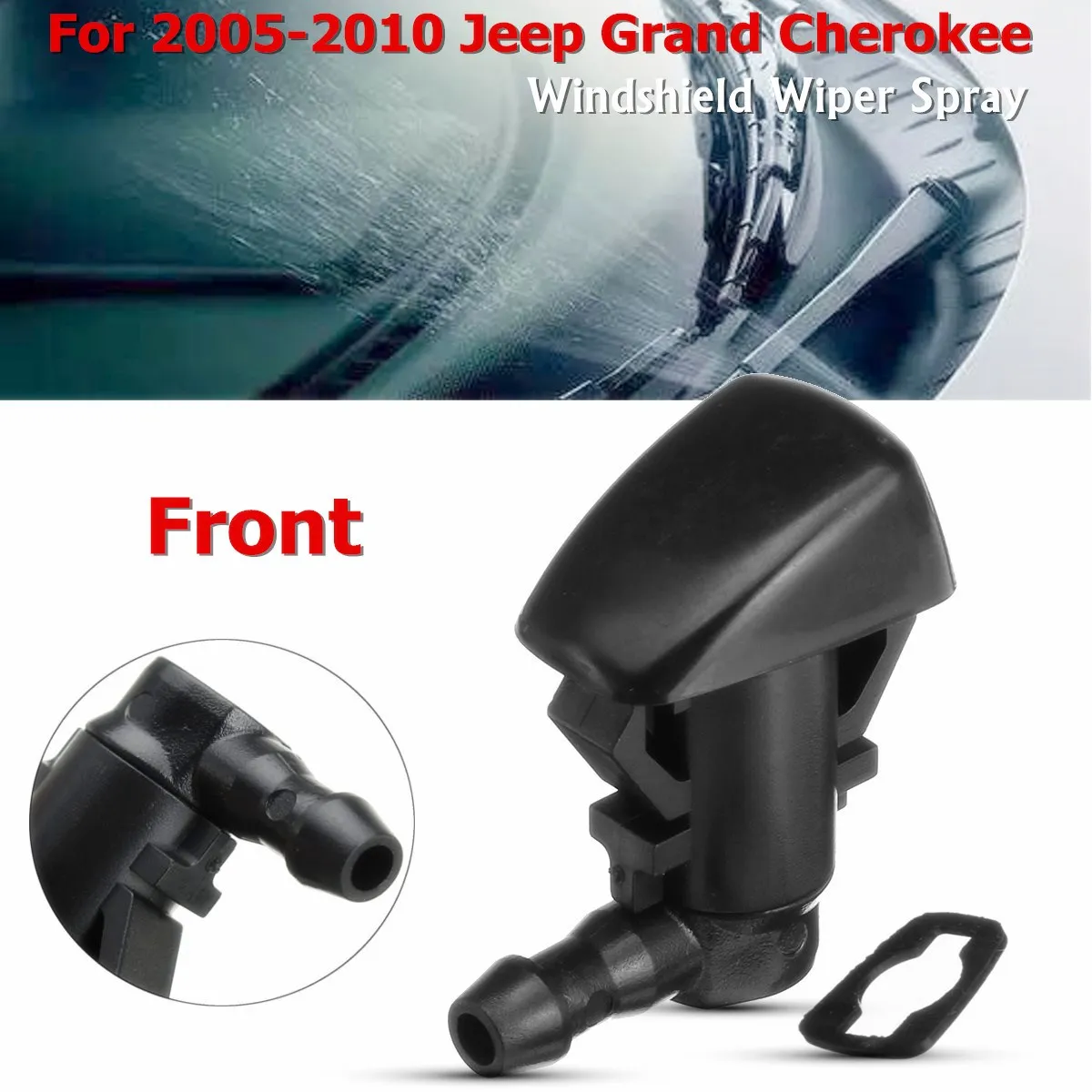 Форсунка для мытья лобового стекла автомобиля форсунка 55372143 AB Jeep Grand Cherokee 2005 2006 2007
