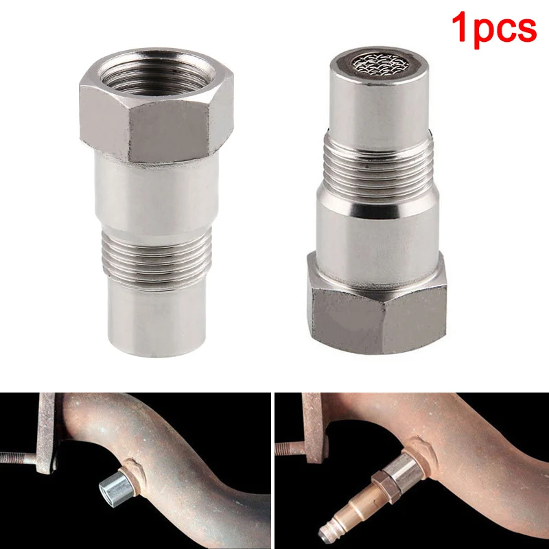 

2018 1 Pcs Oxygen Sensor Spacer Extender Test Pipe Extension Catalytic Converter M18x1.6 CSL88