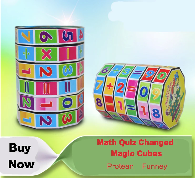 Free Shipping Mathematics font b Magic b font font b Cubes b font Early Childhood Learning