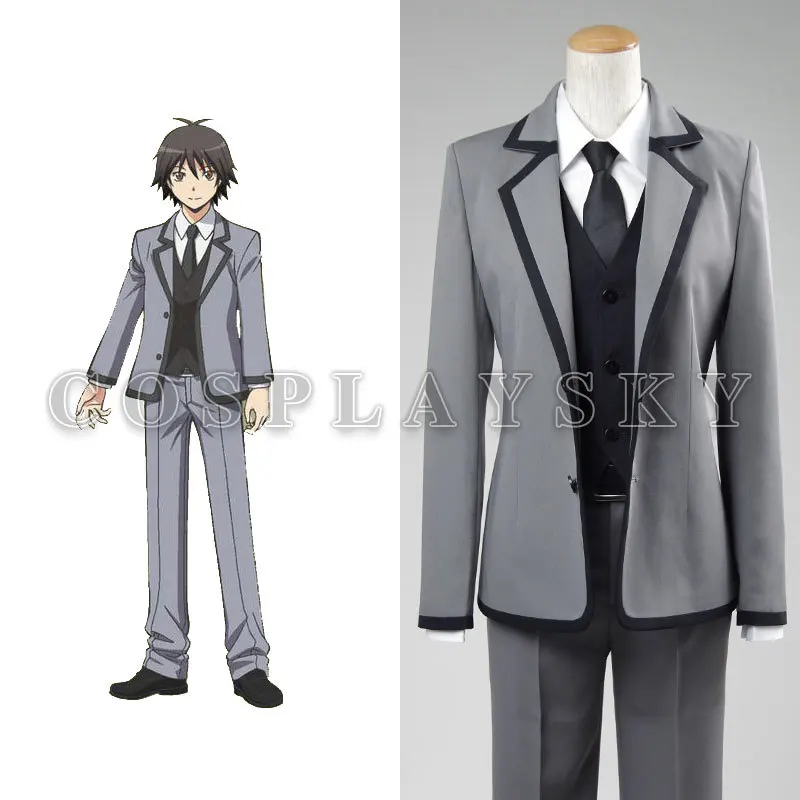 Assassination Classroom Cos Isogai Yuma Uniform Cosplay Costume Full